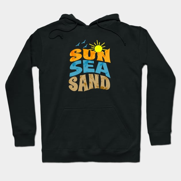 Sun Sea Sand Hoodie by Glenn Landas Digital Art